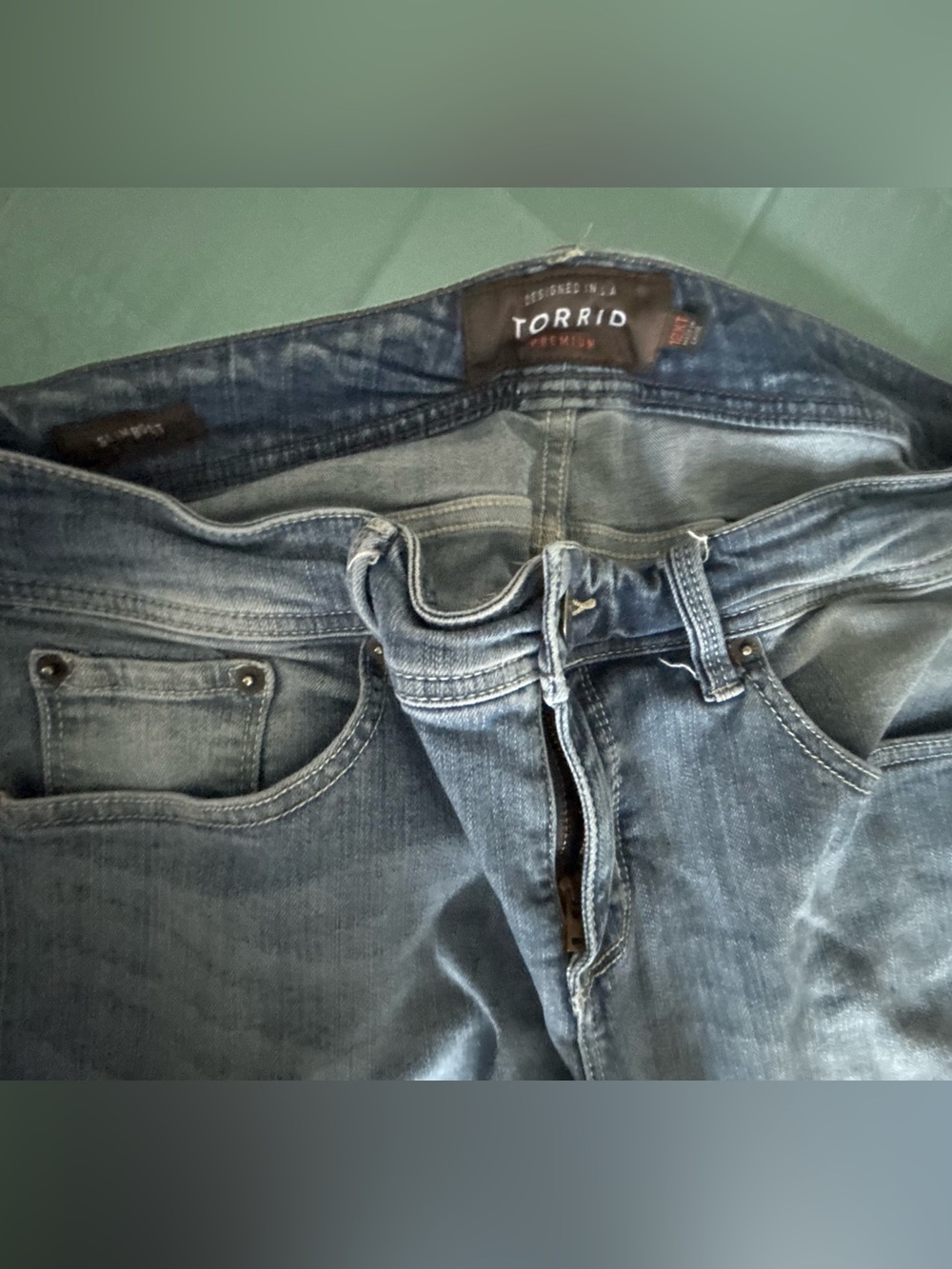 Torrid Medium Blue Stretch Denim Jeans